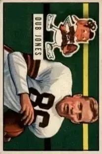 1951 Bowman #74 Dub Jones