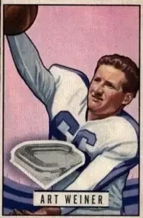 1951 Bowman #80 Art Weiner