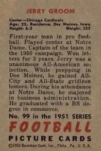 Back of Jerry Groom