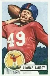 1951 Bowman #NNO Proofs Thomas Landry