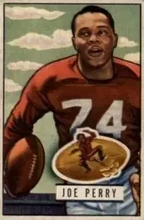 1951 Bowman #105 Joe Perry