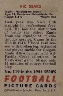 Back of Vic Sears