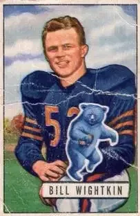 1951 Bowman #122 Bill Wightkin