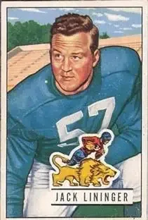 1951 Bowman #135 Jack Lininger