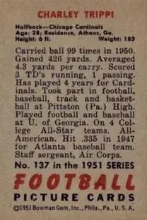 Back of Charley Trippi