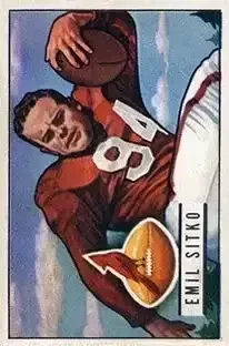 1951 Bowman #139 Emil Sitko
