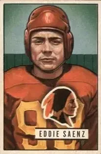 1951 Bowman #142 Eddie Saenz