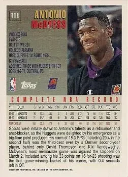 Back of Antonio McDyess