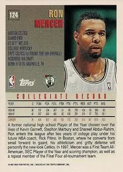 Back of Ron Mercer
