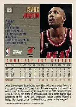 Back of Isaac Austin