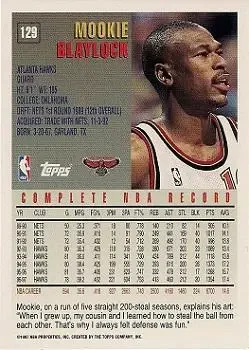 Back of Mookie Blaylock
