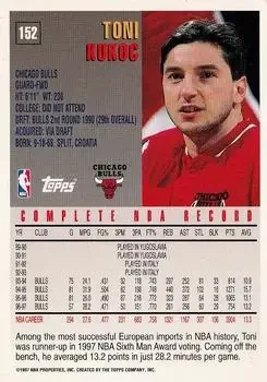 Back of Toni Kukoc