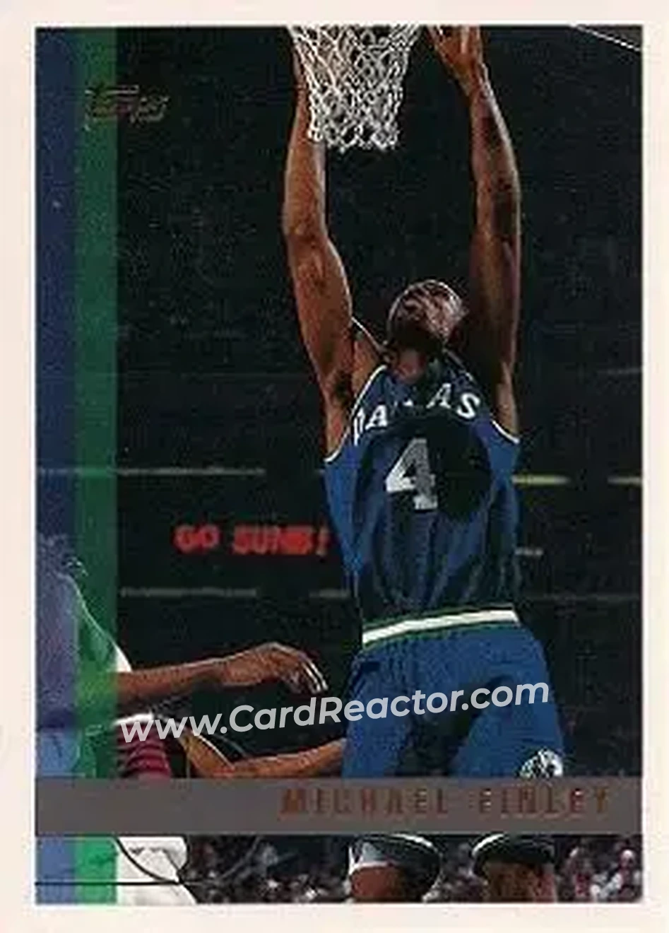 Front of Michael Finley