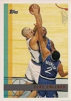 1997-98 Topps #172 - Scot Pollard - Detroit Pistons 1997-98 Topps #172 - Scot Pollard - Detroit Pistons