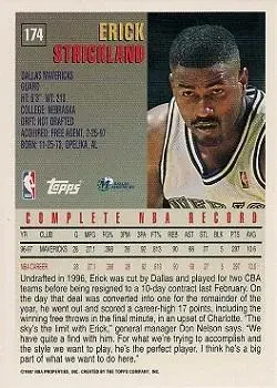 Back of Erick Strickland
