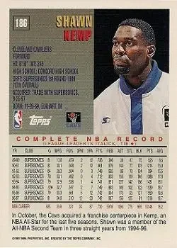 Back of Shawn Kemp