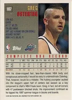 Back of Greg Ostertag