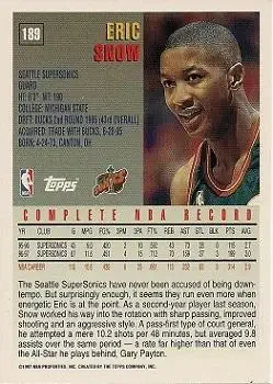 Back of Eric Snow