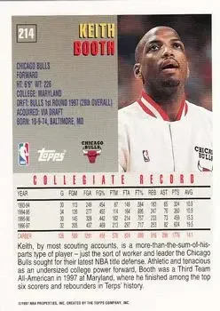Back of Keith Booth