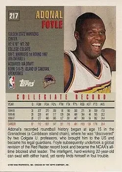 Back of Adonal Foyle