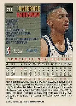 Back of Anfernee Hardaway