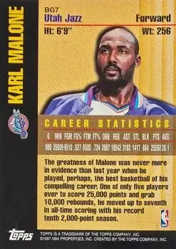 Back of Karl Malone