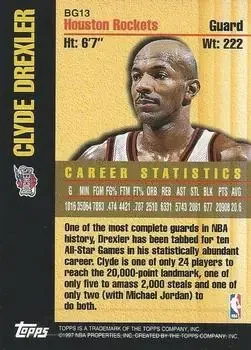 Back of Clyde Drexler