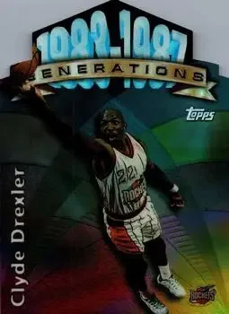 1997-98 Topps #G1 Generations Refractors Clyde Drexler