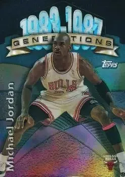 1997-98 Topps #G2 Generations Refractors Michael Jordan