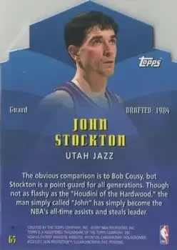 Back of John Stockton