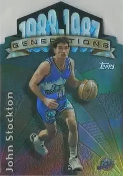 1997-98 Topps #G5 Generations Refractors John Stockton