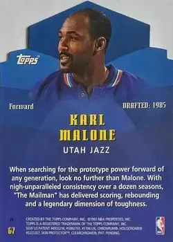 Back of Karl Malone