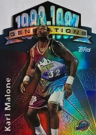 1997-98 Topps #G7 Generations Refractors Karl Malone