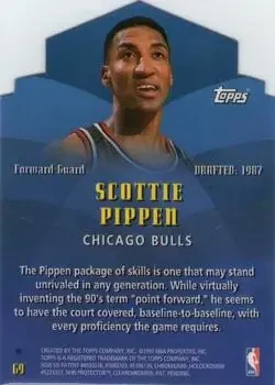 Back of Scottie Pippen