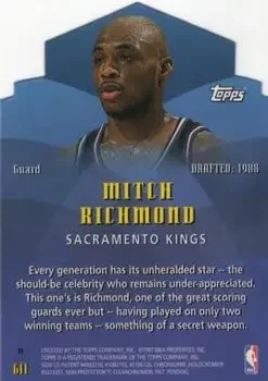 Back of Mitch Richmond