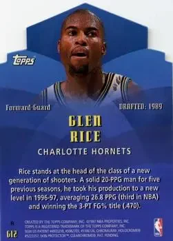 Back of Glen Rice
