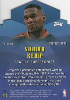 Back of Shawn Kemp