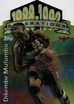 1997-98 Topps #G15 Generations Refractors Dikembe Mutombo