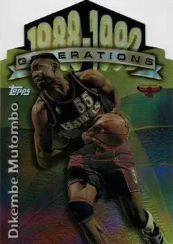1997-98 Topps #G15 Generations Refractors Dikembe Mutombo