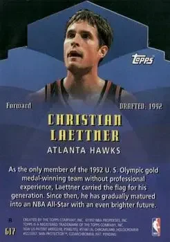 Back of Christian Laettner