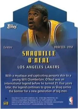 Back of Shaquille O'Neal