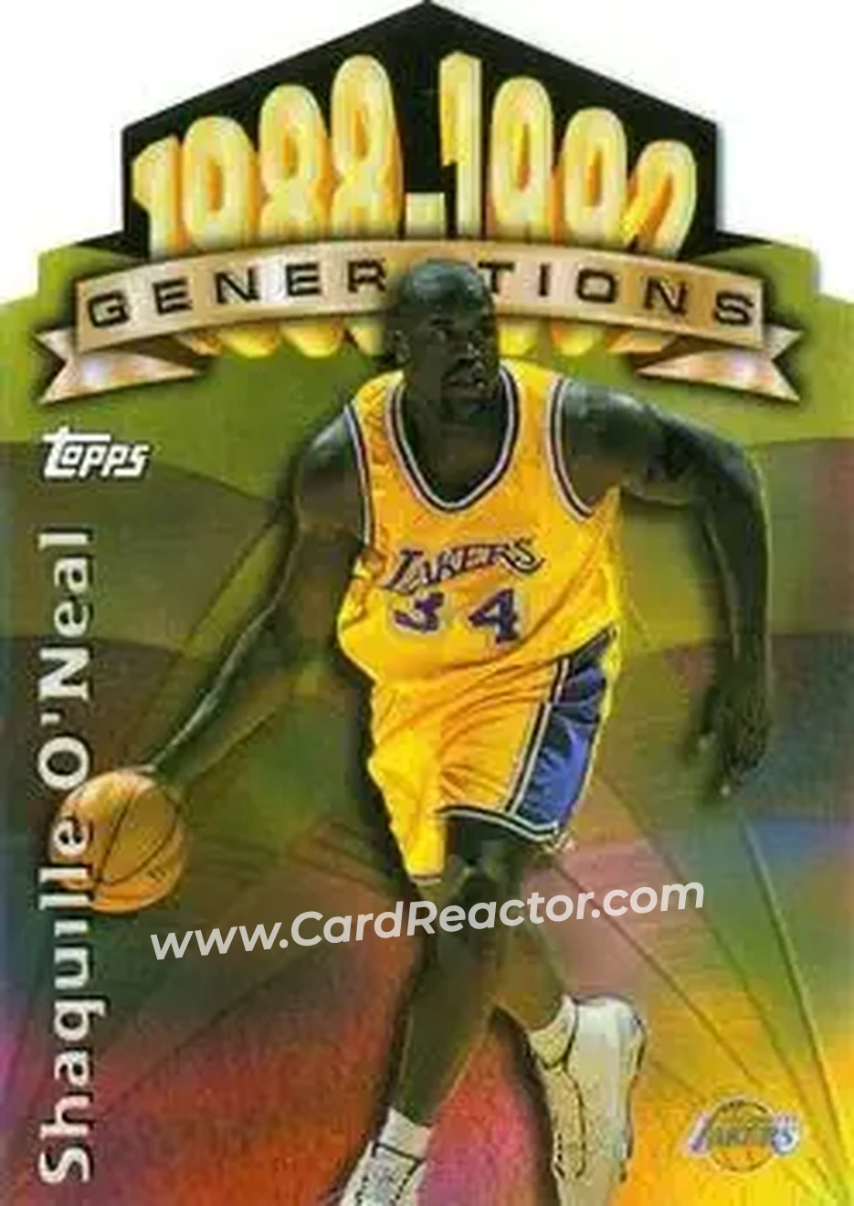 Front of Shaquille O'Neal