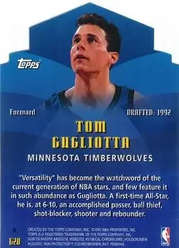 Back of Tom Gugliotta