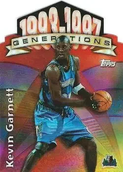 1997-98 Topps #G23 Generations Refractors Kevin Garnett