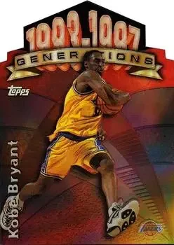 1997-98 Topps #G24 Generations Refractors Kobe Bryant