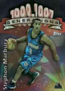 1997-98 Topps #G25 Generations Refractors Stephon Marbury