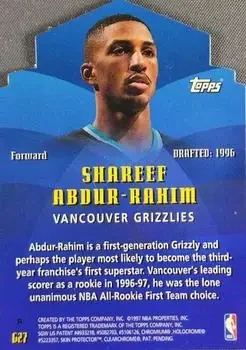 Back of Shareef Abdur-Rahim