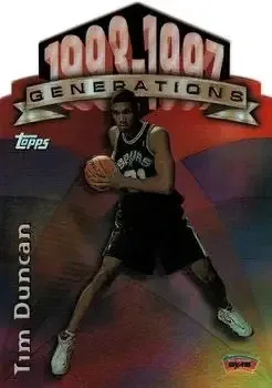 1997-98 Topps #G28 Generations Refractors Tim Duncan