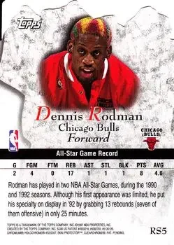 Back of Dennis Rodman