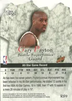 Back of Gary Payton